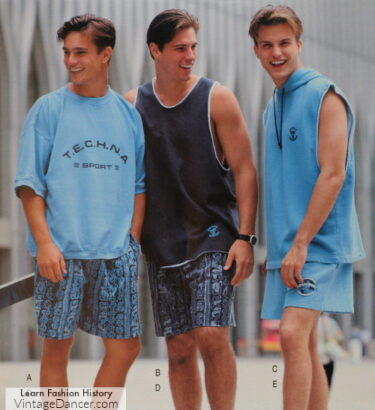 90s outfits for guys, Jam Shorts