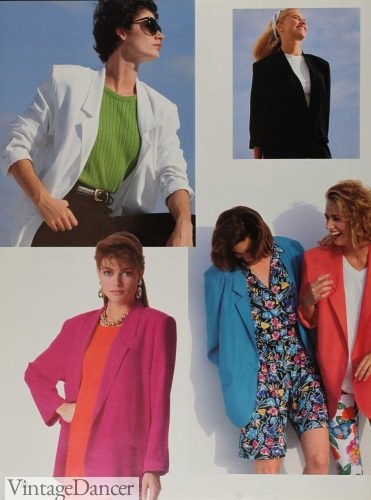 90s blazer jackets women fashion 1990s
