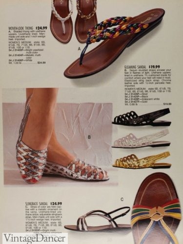 1992 sandals shoes 90s