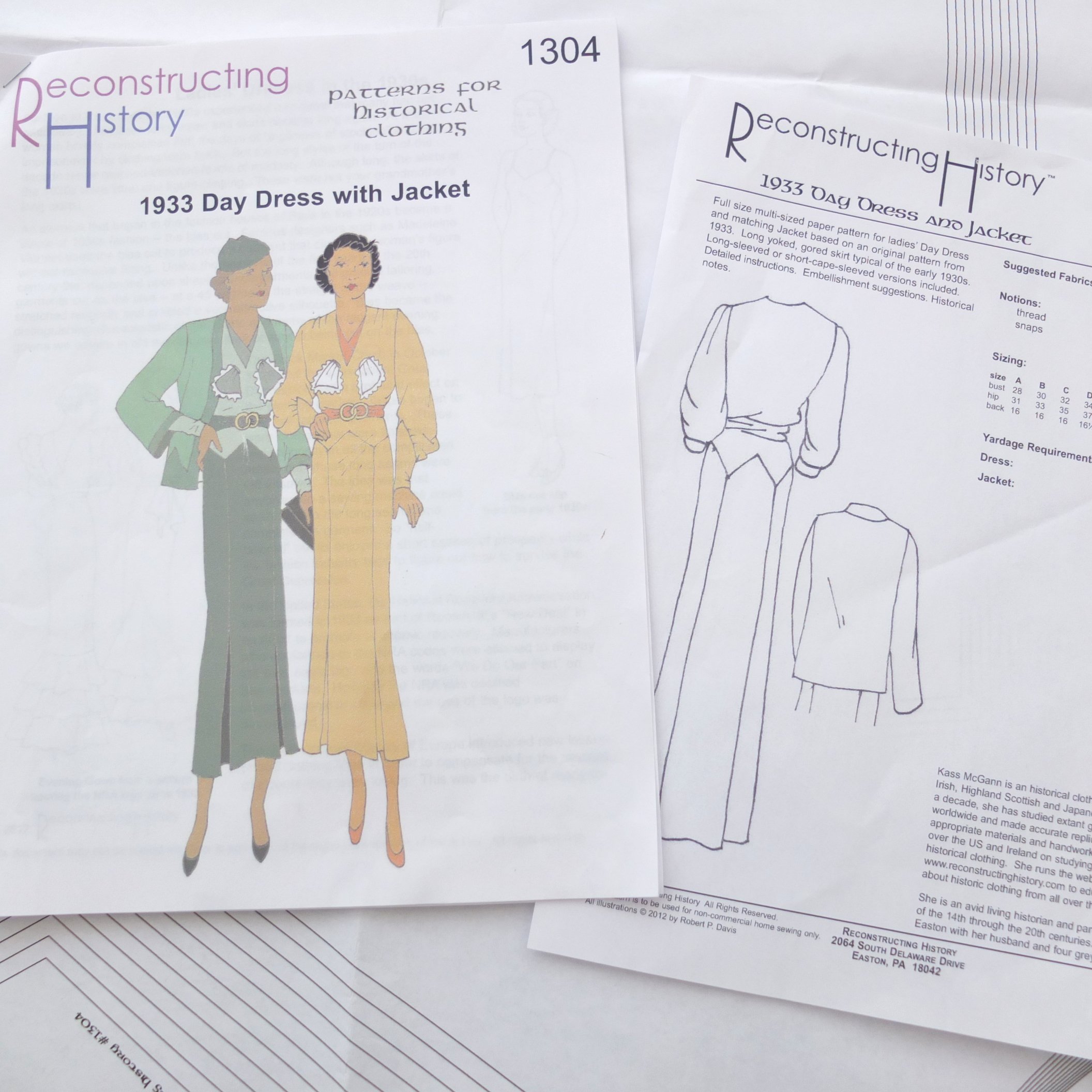 1930s Sewing Pattern History & Pattern Review