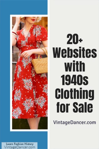20+ 1940s Clothing Websites for Women