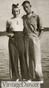 1940's pants 1940s womens trousers