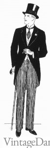 cutaway suit swallow tail suit