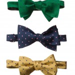 Mens 1920s bow ties with polka dots