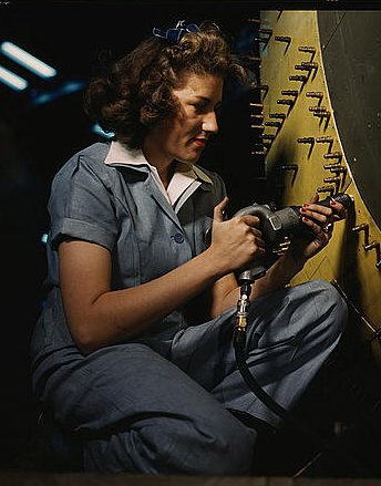 1940s Rosie the Riveter coveralls