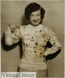 joan in sweats