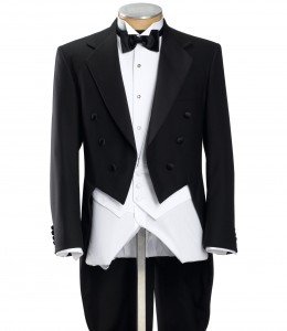 Modern tailcoat victorian style for men