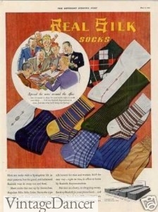 1930s mens silk socks thirties mens socks
