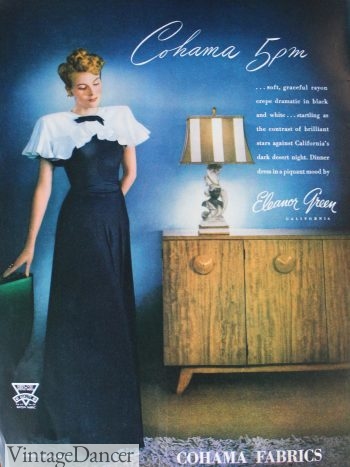 1940's evening gowns
