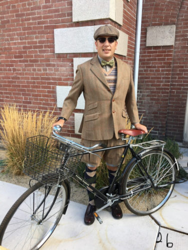 Men's tweed run ride outfit based on a vintage riding pattern