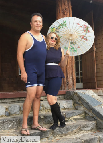 2019 swimsuits costumes outfit couples mens women DIY at Lake Tahoe Great Gatsby Festival