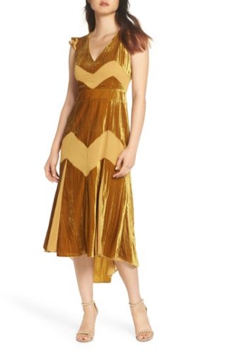 1920s Gold deco dress