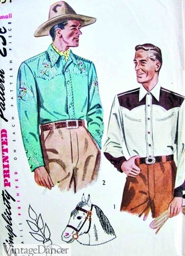 1904s Mens Western Shirts