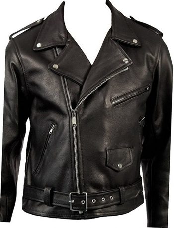 1950s Leather motorcycle jacket Rock N Roll James Dean