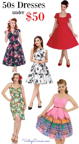 50s Dresses under $50,c heap but quality 1950s dresses, pin up dresses, rockabilly dress