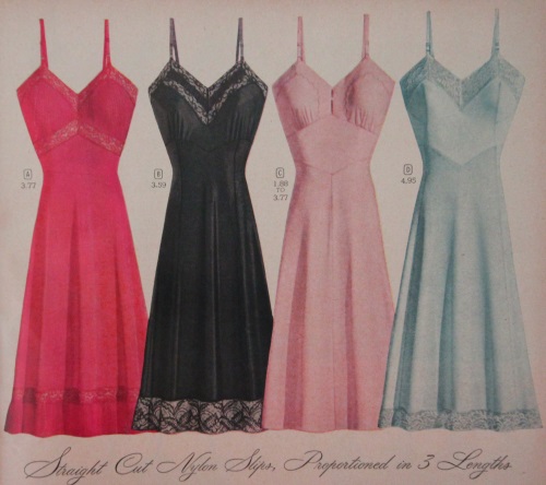 1950s slips lingerie