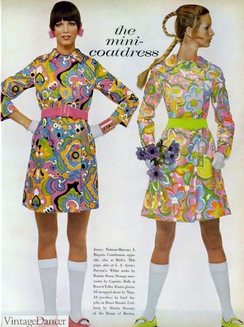 Ten 1960s Coats and Jacket Styles