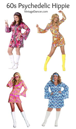 60s hippie psychedelic outfits/costumes