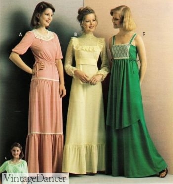 vintage 70s maxi dress