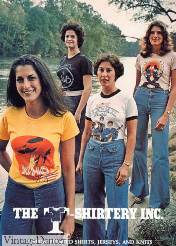 70s Graphic T shirts 1970s fashion trends