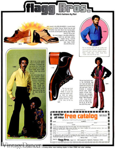 Flagg Bros 1974 mens fashion black