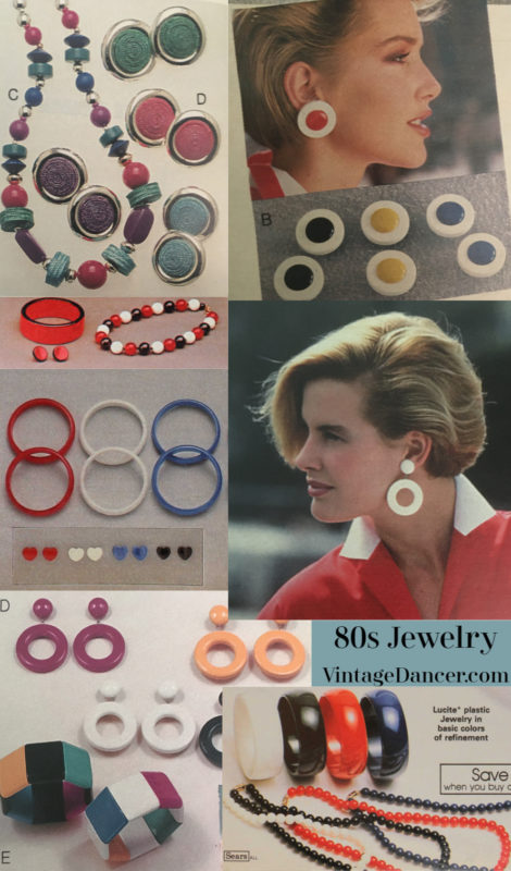 80s jewelry 1980s fun jewelry at VintageDancer