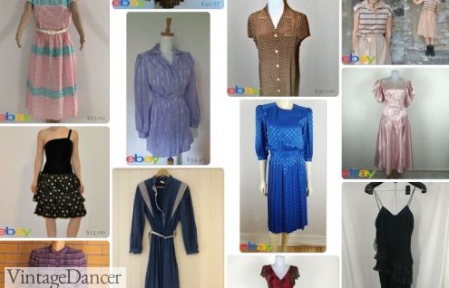 Shop real vintage 80s dresses and new 80s style dresses