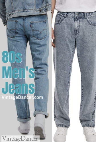 80s men jeans 80s acid wash jeans denim pants 80s fashion for guys