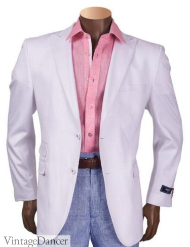 guys 80s Miami Vice style jacket mens 1980s outfit