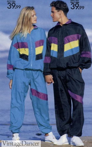 1980s tracksuits windbreaker jacket outfits girls guys