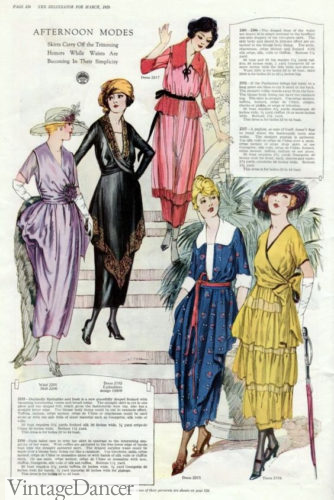 1920 fancy afternoon party dresses