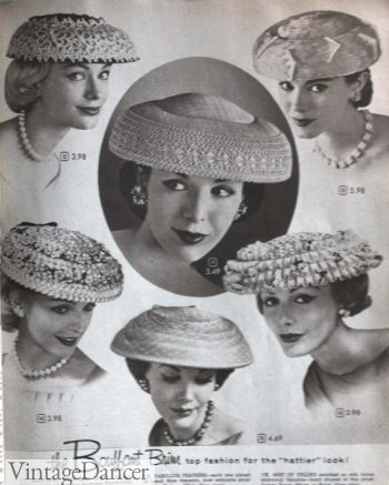 1957 Bouffant hats