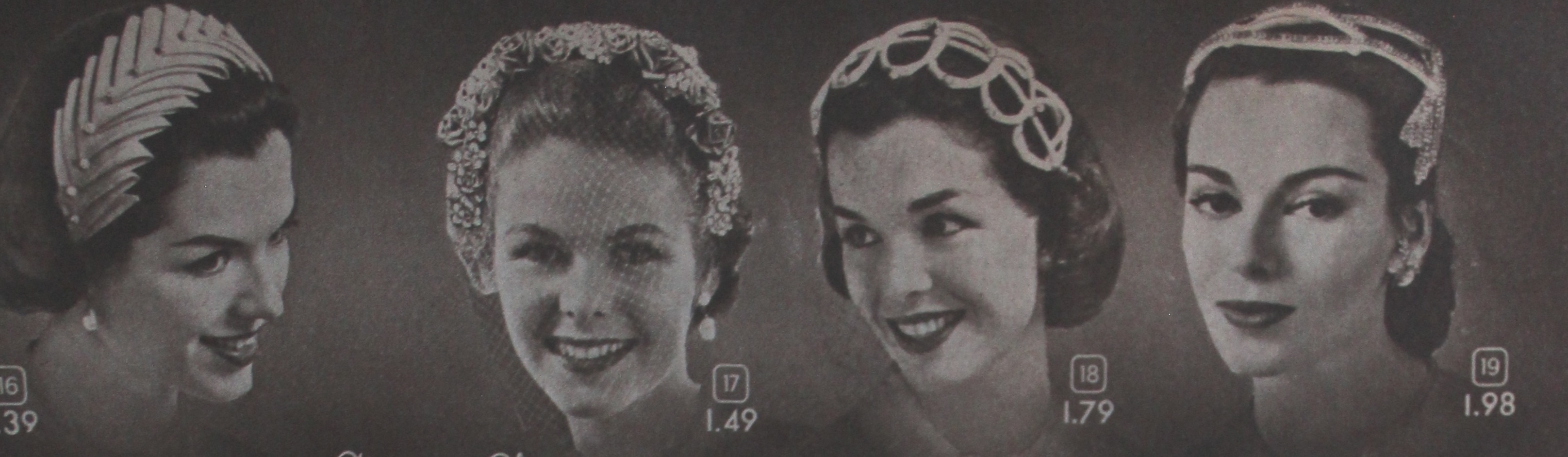 1950s whimsies or fascinator hats women 1957