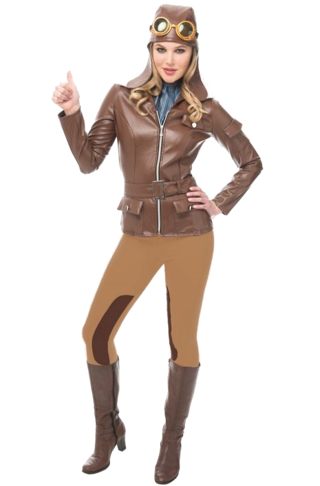 Aviator Amelia Earhart costume - 1920s women's costume not a flapper