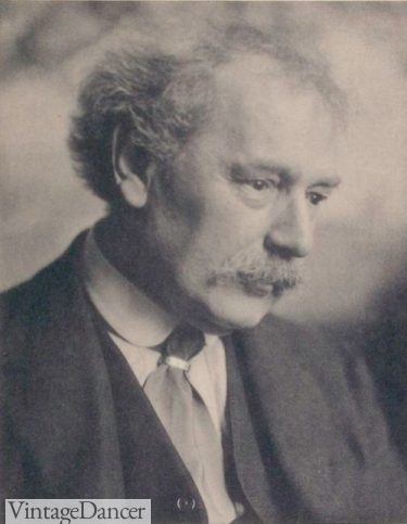 Arthur Edward Waite wears a club collar, 1921