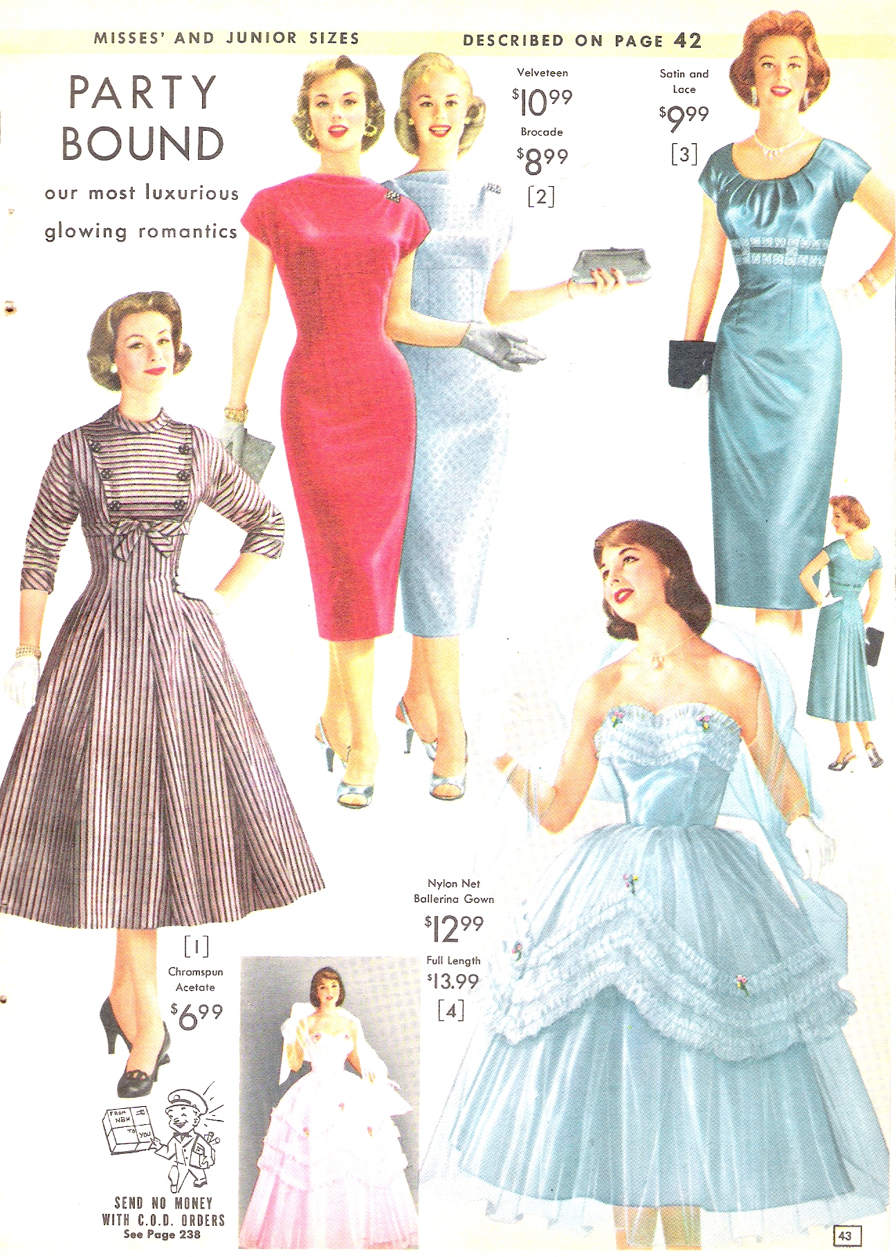 1950s Cocktail Dresses: Party Dresses