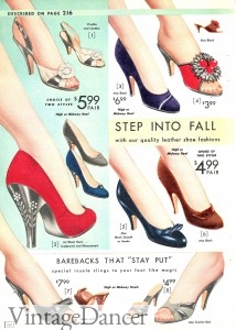 shoes to wear with 50s style dress
