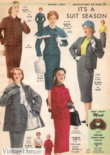 1957 Tweed Suits and Jackets