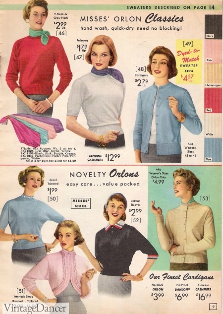 1957 Sweaters