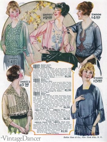 1921 Embroidered Blouses