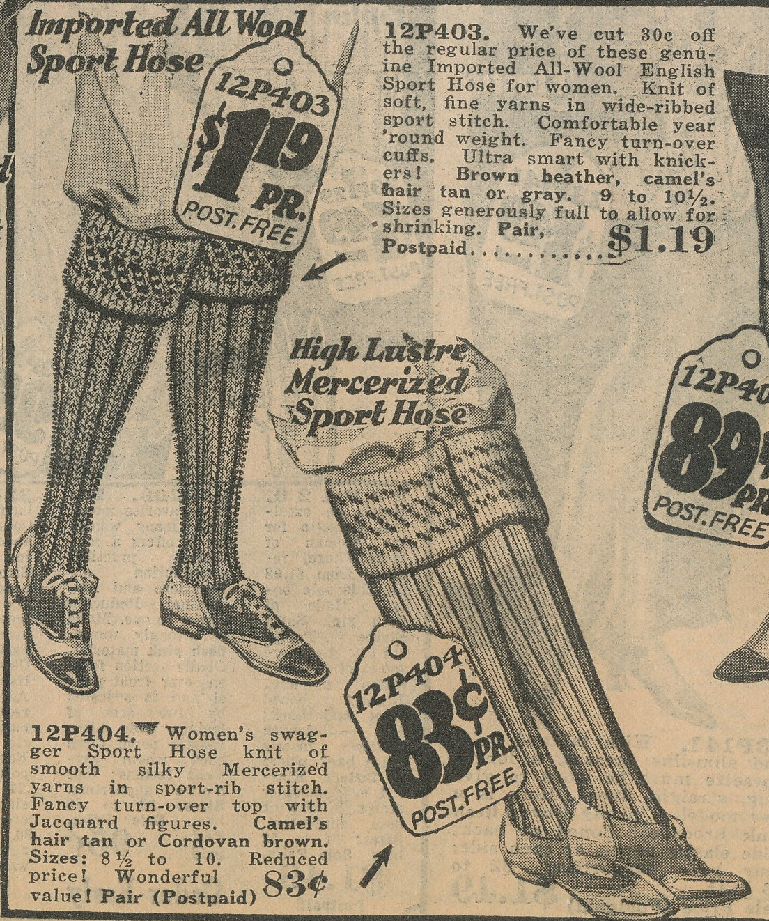 The Various Styles of 1920s Stockings, Tights, Nylons