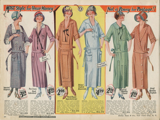 1924 spring dresses for house or daywear 1920s dress,