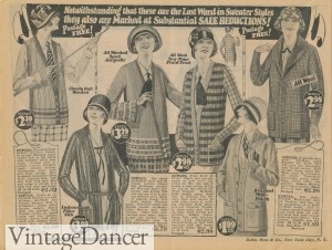 1920s womens sweater vests