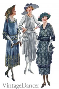 1921 Hip flounces inspired by the Robe de Style