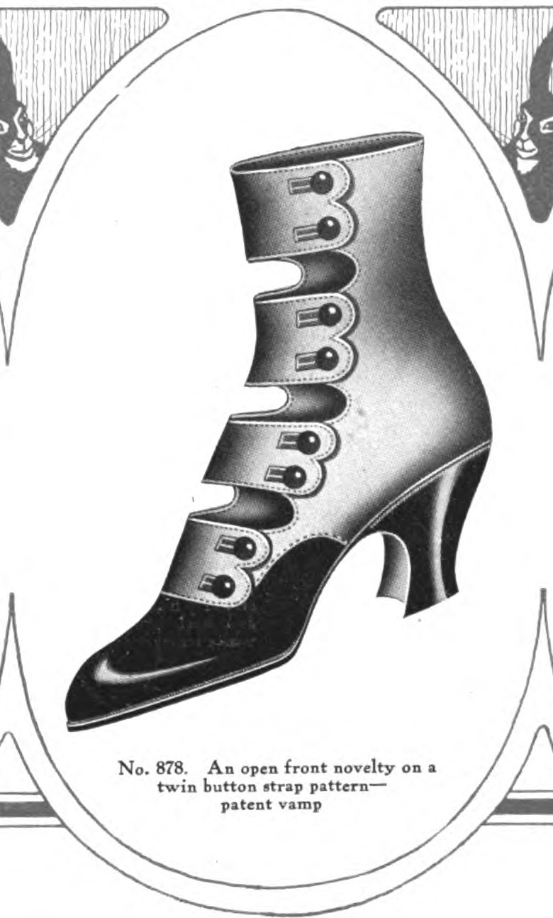 1910s Shoes, Titanic Shoe Styles History and DIY Ideas