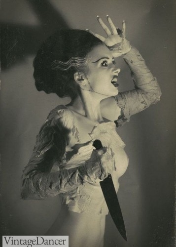 From the Bride of Frankenstein- awesome Halloween hair!