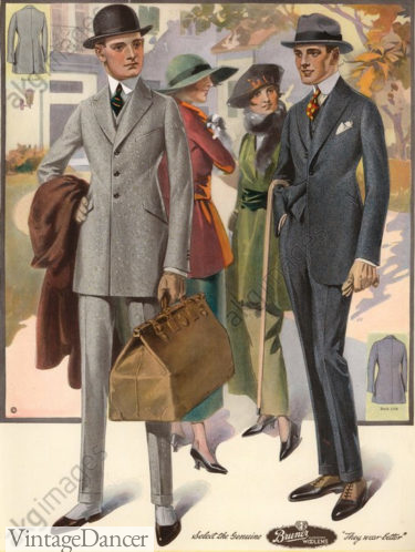 1920 men's Fashion Suits