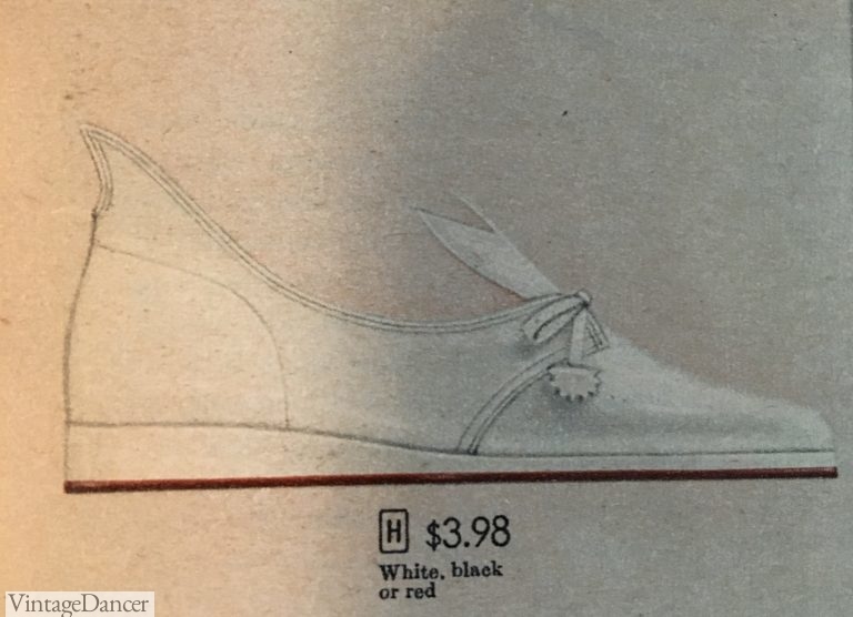 1950s Shoe Styles History and Shopping Guide