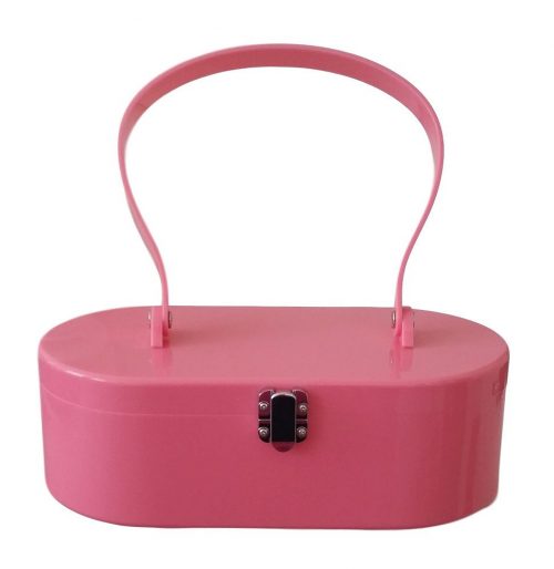 This Lola Von Rose bag from Cats Like Us is a perfect recreation of the popular Lucite styles of the 1950s.