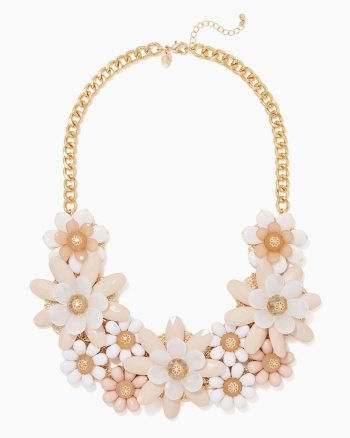 Flower bib necklace. perfect 1940s style at Charming Charlie.